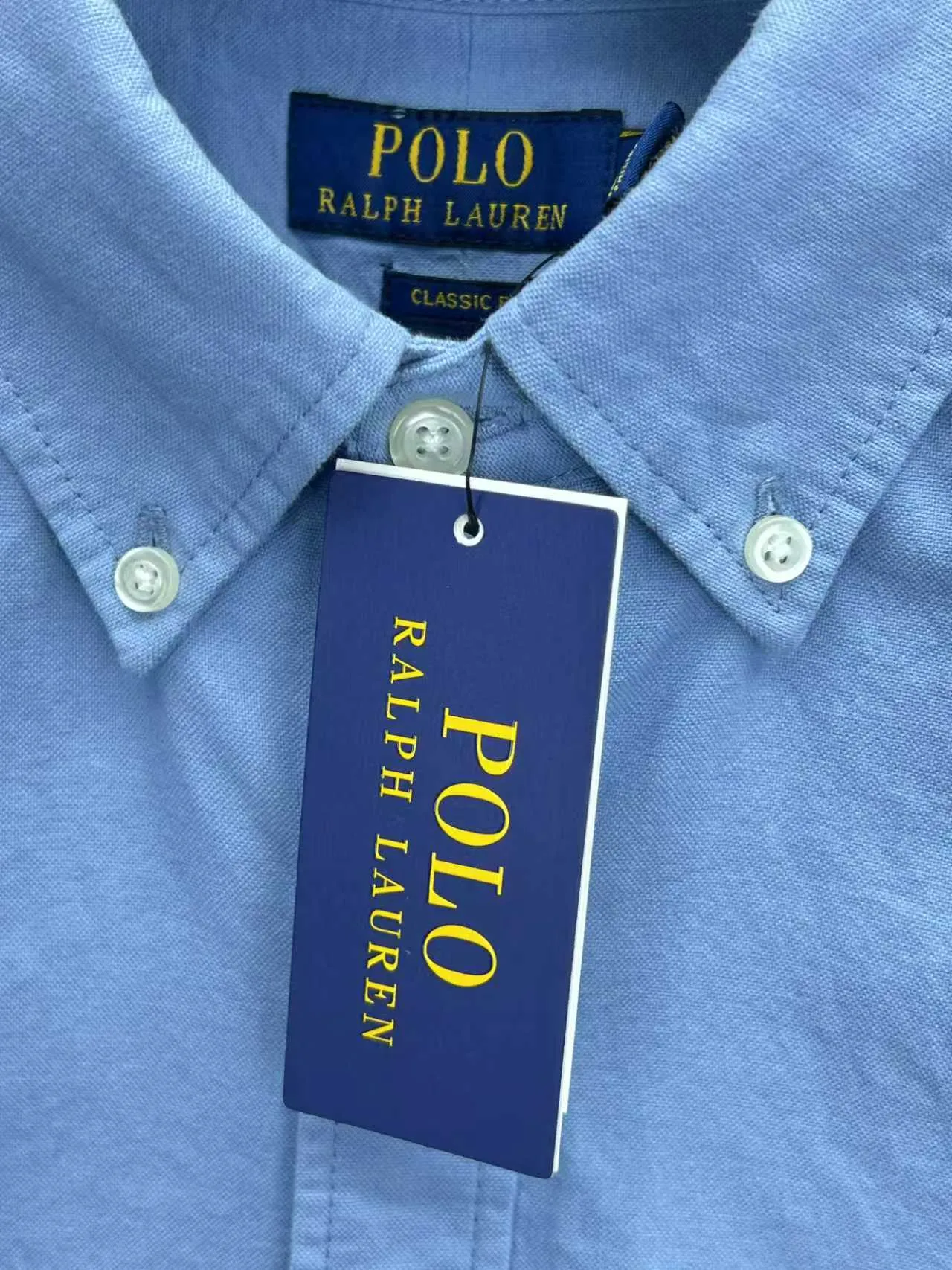 P360 Polo 25ss new solid color logo embroidered buttoned long-sleeved shirt men's high version code number: XS.S.M.L.XL.